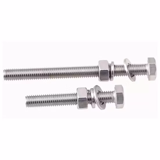 Ss 304 A2-70 Threaded Rod Thread Bar Stainless Steel A4-80 Full Threaded Rod Stud Rod DIN975 DIN976