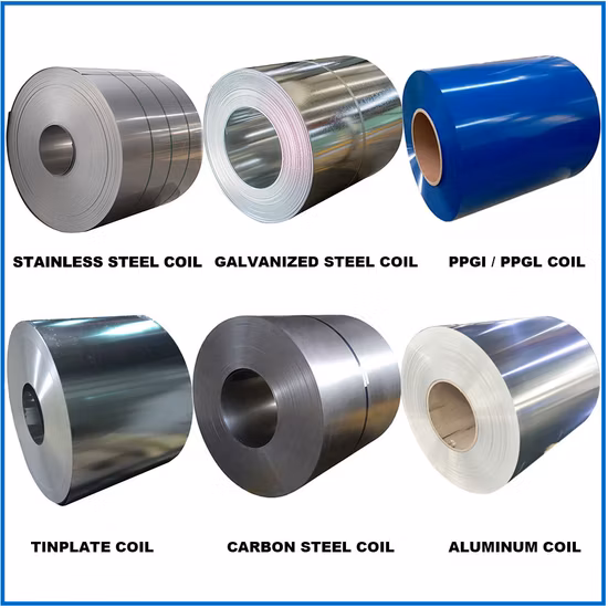 201 304 316 309S 310S 430 Dx51d Dx52D Dx53D Q235 Q345 DC01 SPCC Spcd Spch SPTE Tinplate/Aluminum/Carbon Steel/PPGI/PPGL/Galvanized Steel/Stainless Steel Coil